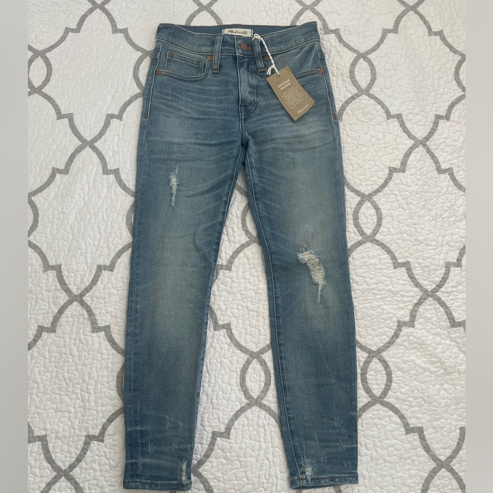 Madewell 9in High Rise Skinny Jeans Women’s Size 26P (petite)